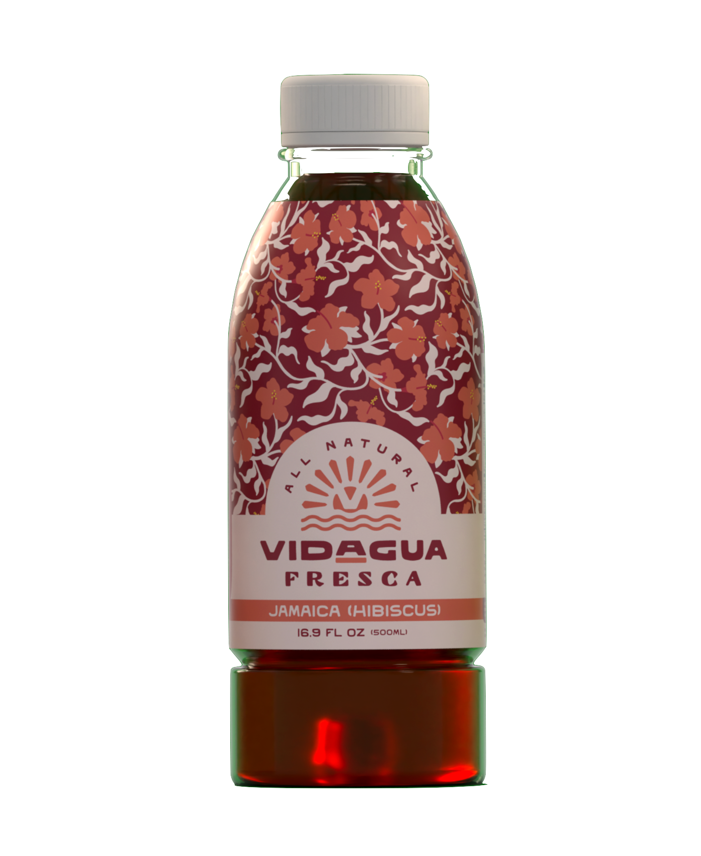 Vidagua Jamaica (Hibiscus) Bottle