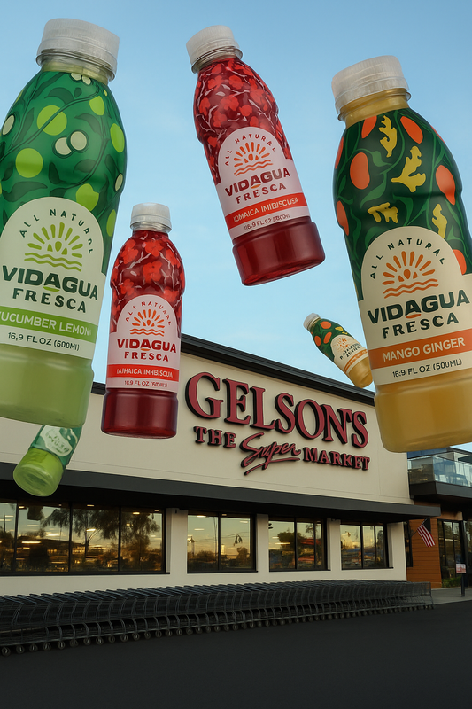 Vidagua Now in All 27 Gelson’s Markets